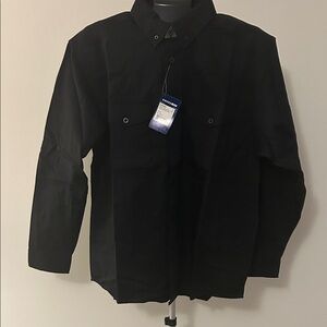 Men's Classic Black Dress Shirt